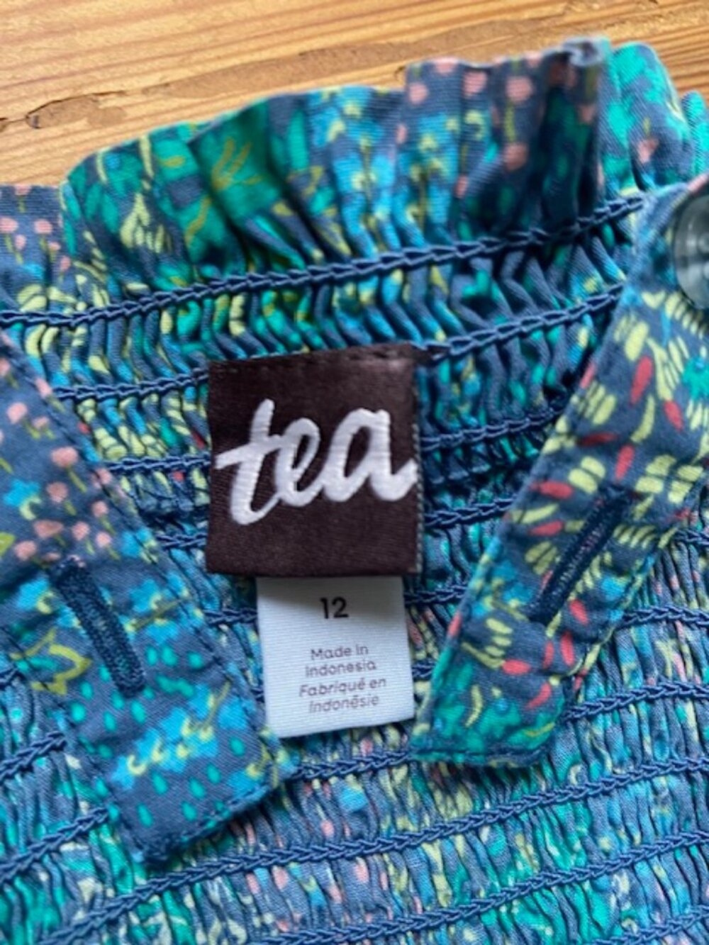 tea collection girls size 12 green sun dress - Picture 4 of 4